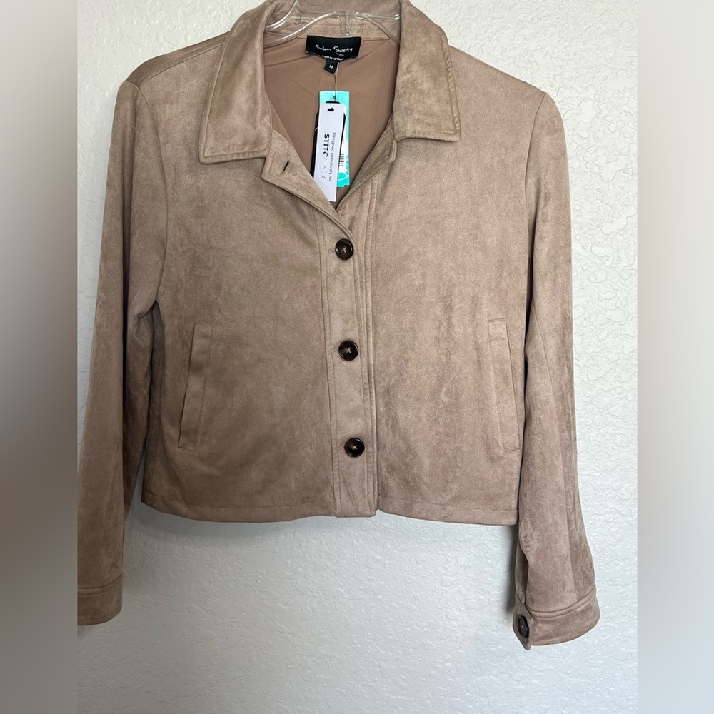 Tan Women's Jacket - Picture 3 of 4